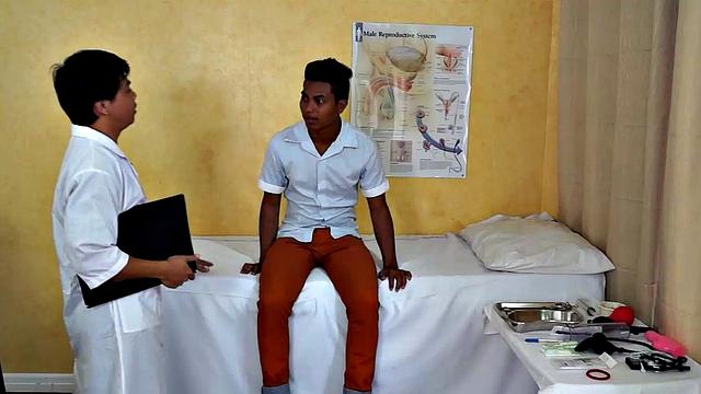 Gorgeous Josh comes in to Dr. Tickle's office for his annual checkup. Doctor Tickle and Vahn put Josh through a complete tickle treatment which includes therapeutic foot tickling with feathers and fingers.