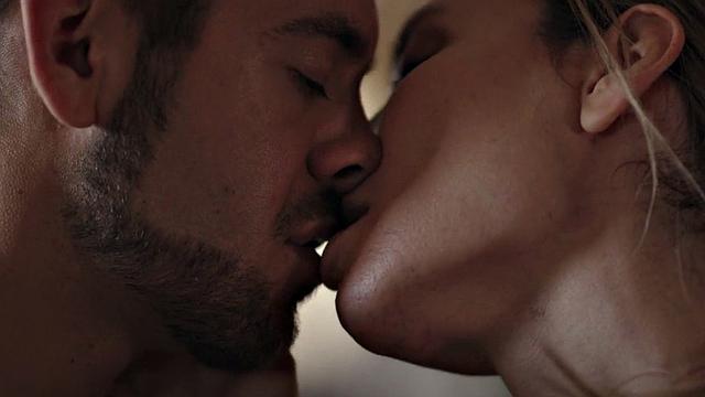 Busty shemale fucks male in anal in missionary