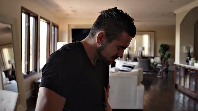 Busty shemale fucks male in anal in missionary