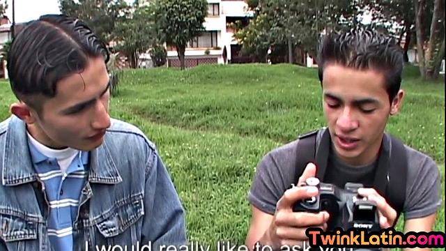 Real Latino twink gets fucked by BF at home until cum