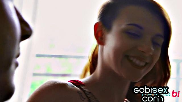 Hot Ginger shared in bisex 3some