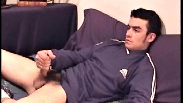 Even when he's fully dressed you can tell that Nicoya is heavily tattooed. Nicoya works up a pretty good bulge inside his boxers. By the time he takes off and really grabs his dick, he's already leaking.