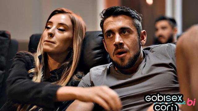 sexy skinny babe fucked by jocks