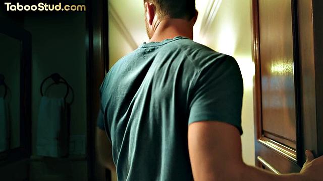 21yo muscled stud fucked in bedroom