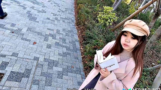 Cute and sexy Megumi Shinozaki is a babysitter, and now a porn model