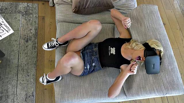 Big Tits Blonde Kenna James Gets Caught Watching Step Brothers Pork And Gets Pussy Licked