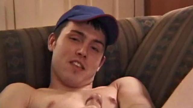 Christian Dane Stroking Cock