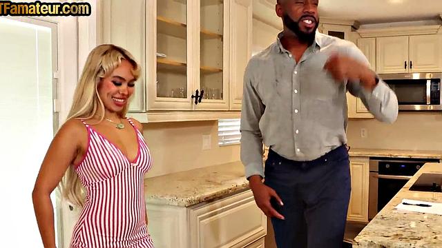 Cockhungry babe got pussyfucked in doggystyle by BBC