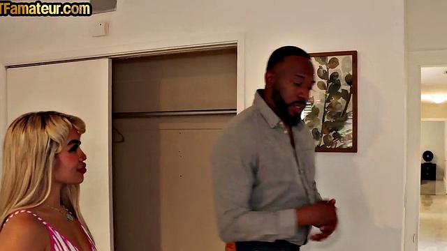 Cockhungry babe got pussyfucked in doggystyle by BBC