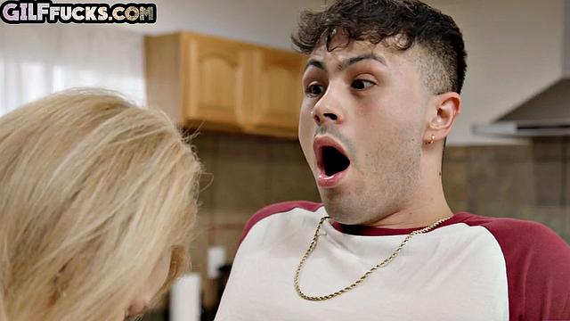 Big-titted blonde cougar pussy-rammed