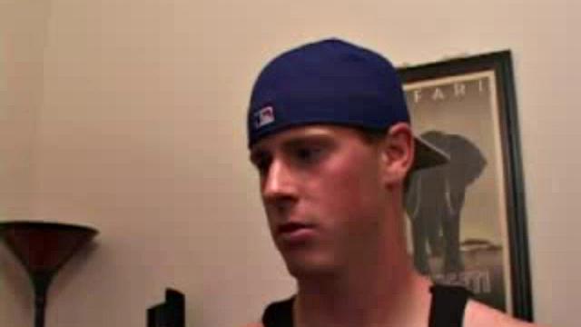 Young Maxx Wood works his cock under his shorts and then pulls it out to lube up. He strokes with determination, edging himself a few times, before covering his naked body in a splattering of warm cum.