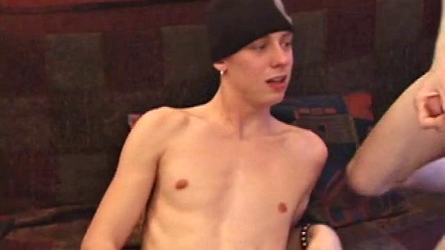 Roar and Shane take turns deepthroating cock and can't get enough