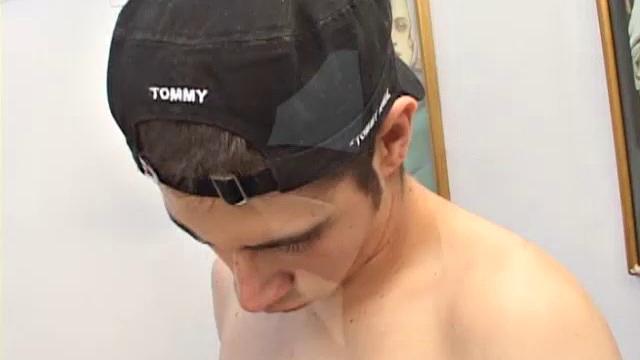 Marino and Fercho: a couple of skinny Latin twinks hot for each other. A desk in a vacant office is the perfect platform for these boys to strip down and go down on each other.