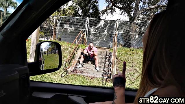 Fooled muscular straight analfucking