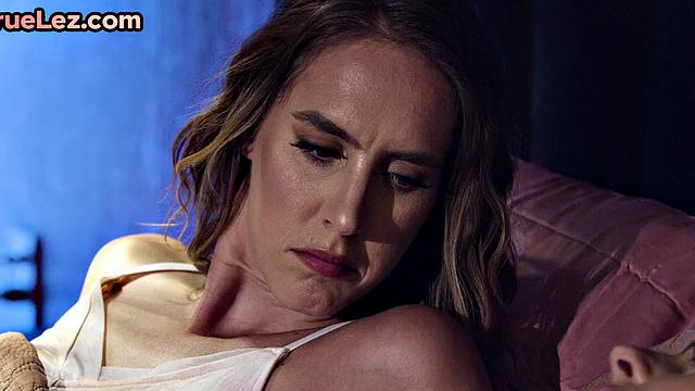 Dirty lesbian babes love fingering hairy pussy