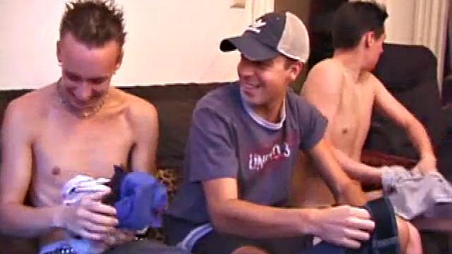 Five Guys Jerking Off