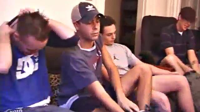 Five Guys Jerking Off