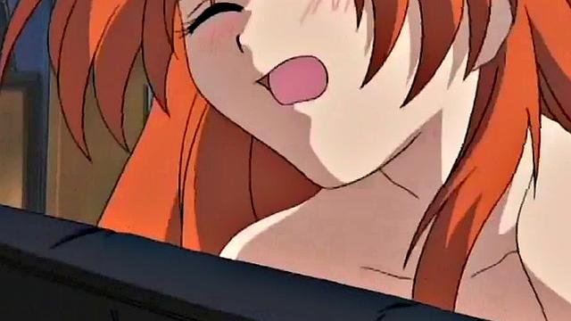 Аниме-шлюшки в наручниках получают по полной