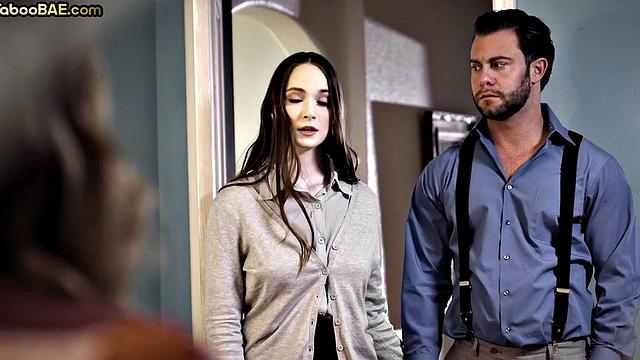 Stunning babe deepthroates and got pounded by her BF