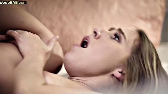 Stunning babe deepthroates and got pounded by her BF