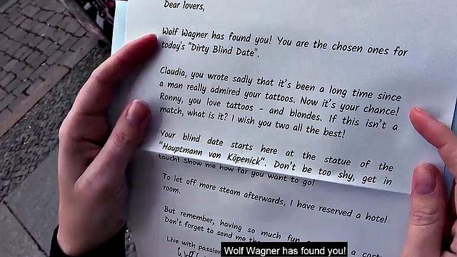 German inked GF POV fucked in hotel after outdoor BJ