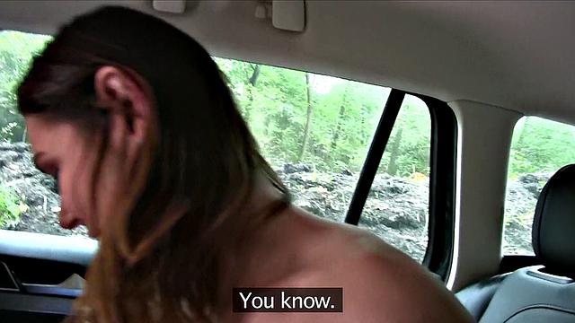 Backseat Creampie for Wet Pussy