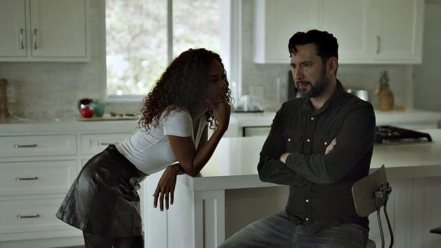 Ebony stepdaughter deepthroats stepdad after getting fucked