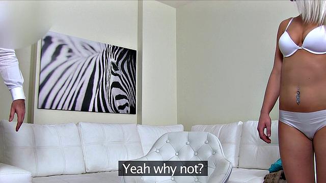 Blonde's Lap Dance and Audition