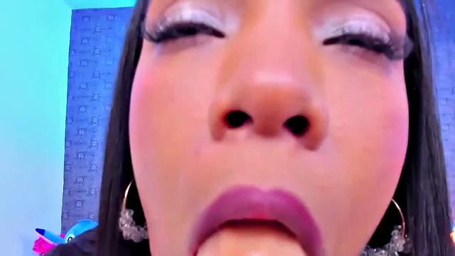 Exotic deepthroat and pussy fuck