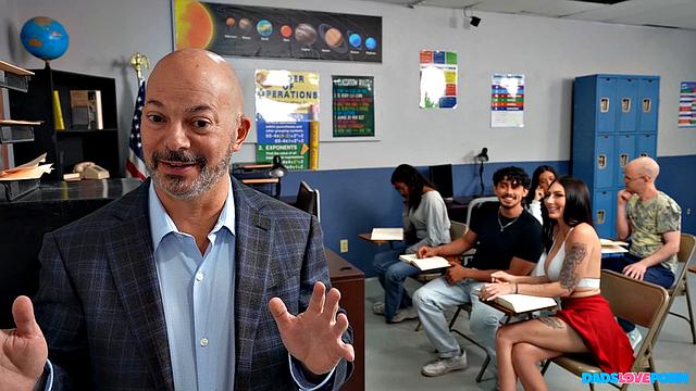 Pornstar Fucks Her College Professor