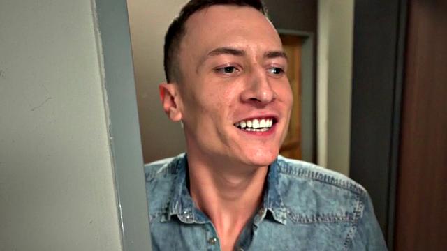 Hostel babe spooned after blowing roommate's big shaft