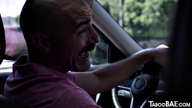 Horny babe pounded outdoors