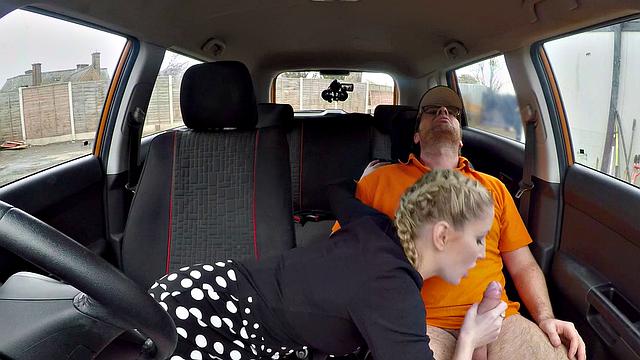 Instructor cums in Georgie's mouth