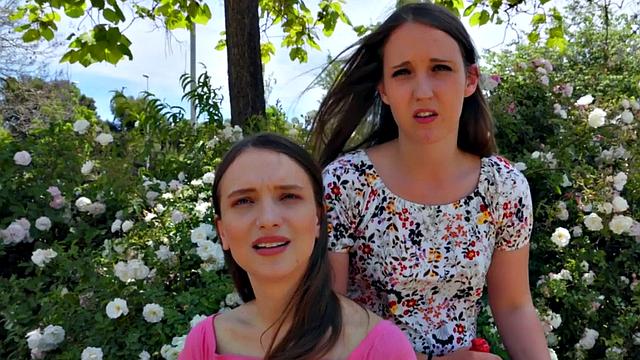 Watch this kinky teenie get her tight ass pounded in reverse cowgirl while wearing a t-shirt and sneakers outdoors