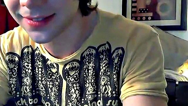 Zack Randall bends over and sucks his own cock before covering himself in a hot load