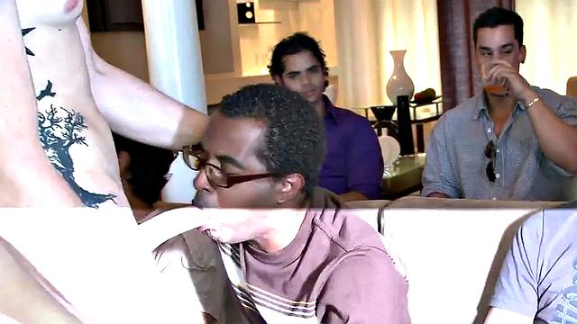 Amateur stripper party ends in feast