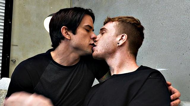 Facial rimjob stud barebacks till face jizzed