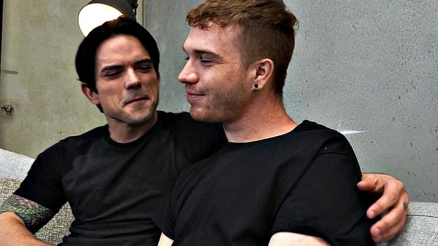 Facial rimjob stud barebacks till face jizzed