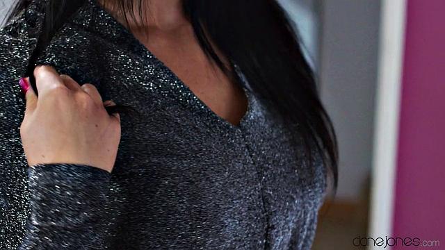 Bubble butt babe in dress