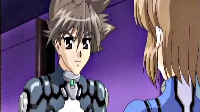 Busty anime teen licked after fucking cock