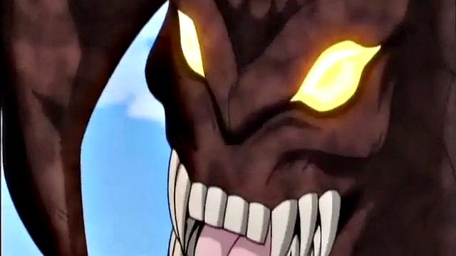 Busty anime teen licked after fucking cock