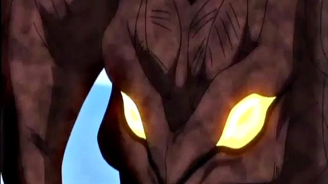 Busty anime teen licked after fucking cock