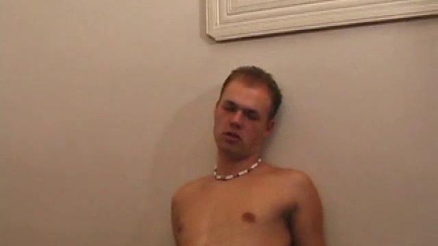 Baby-faced Brett identifies himself as straight, while Kent says he's bisexual. The two horny boys kick back to watch some straight porn. After Brett gets Kent pretty hard, Kent sucks Brett.