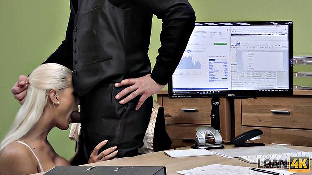 LOAN4K. Charmer didn't expect the banker to ask her to fully naked