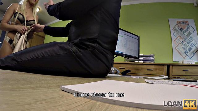 LOAN4K. Charmer didn't expect the banker to ask her to fully naked