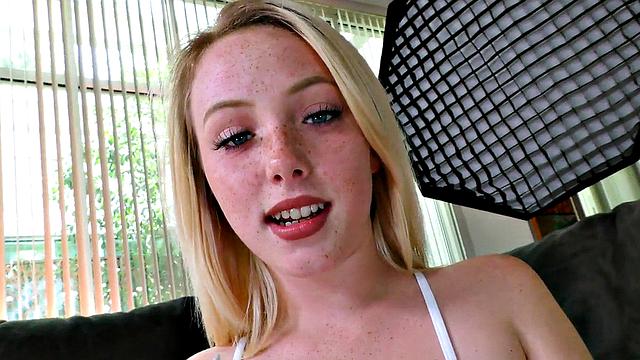 Blowjob POV bae sucks and wanks cock in dirty talking POV