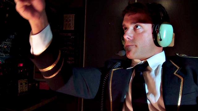 Stewardess Madelyn Marie Fucks Pilot