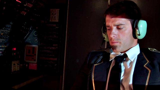 Stewardess Madelyn Marie Fucks Pilot