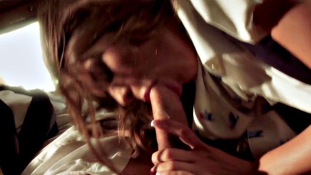 Stewardess Madelyn Marie Fucks Pilot