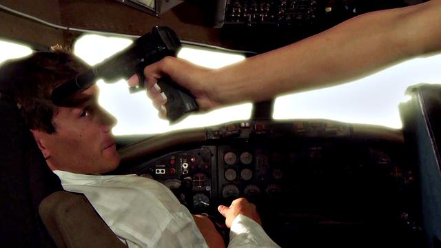 Stewardess Madelyn Marie Fucks Pilot
